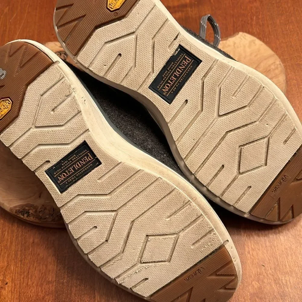 Pendleton Gray Wool Sneakers - 7.5 - Picture 5 of 6